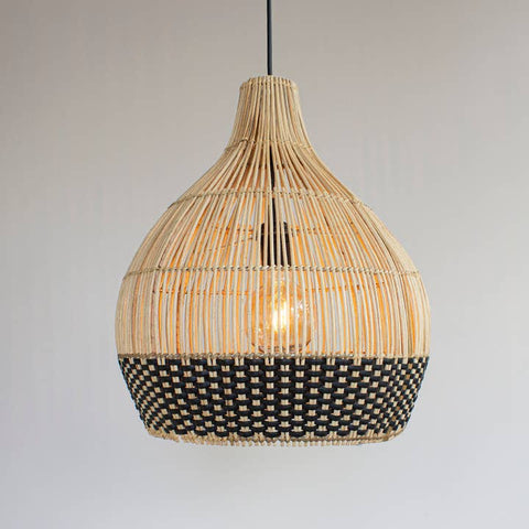 Lampe en rotin Lex S