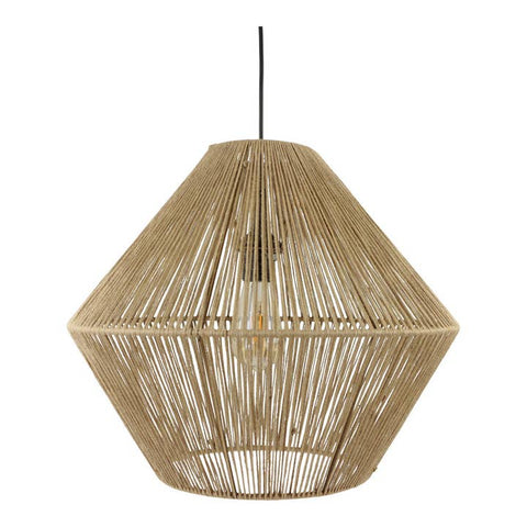 Lampe suspendue Niko en jute