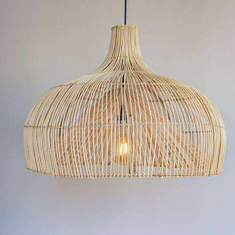 Lampe en rotin naturel Maggie M