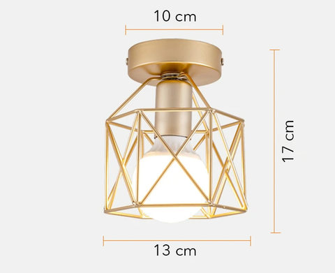 Nordic Minimalism Gold Shade home decoration ceiling lights Metal Household Accessories ceiling Lmap lamp