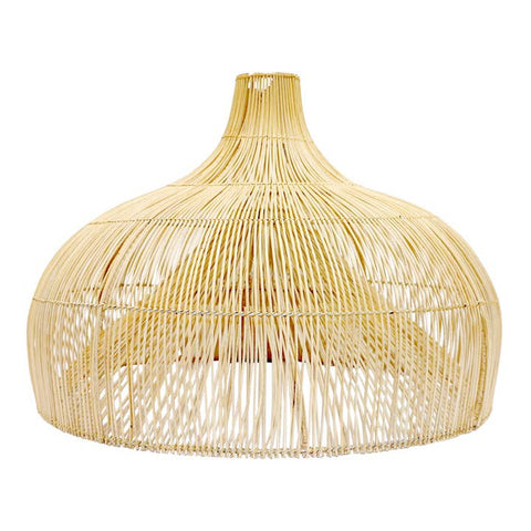 Lampe en rotin naturel Maggie XL