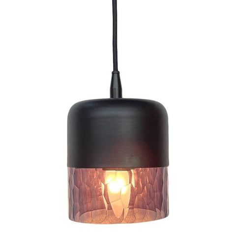 Lampe suspendue en verre Hive M