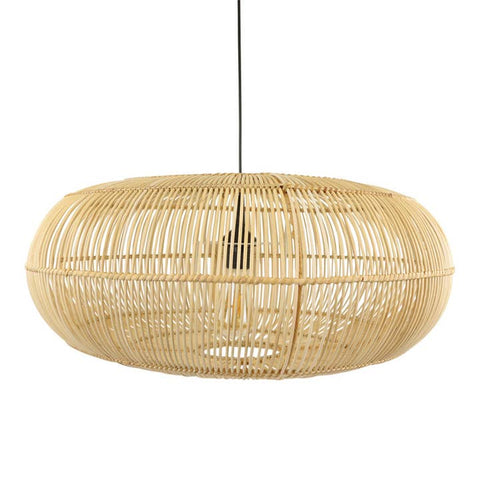 Lampe suspendue en rotin Oliver S